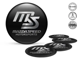 Mazda Speed Decalcomania Cerchio Edizione Emblemi Ruota Pro